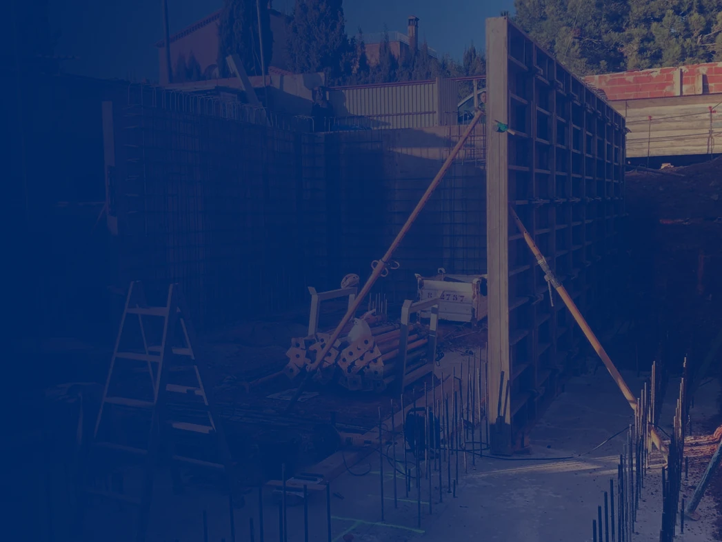 Echipa Geoalex Constructii pe santier in Spania